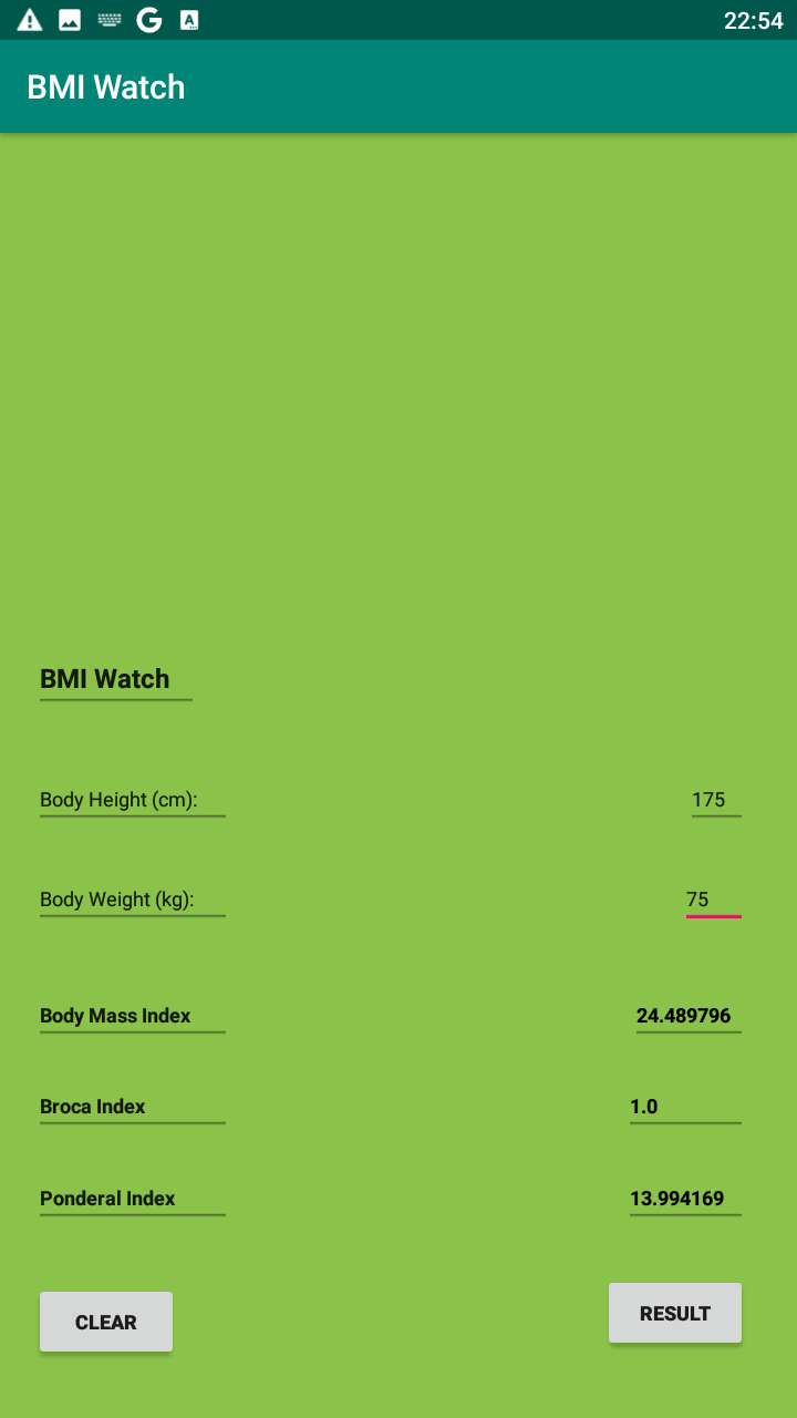 BMI Watch - App on Amazon Appstore
