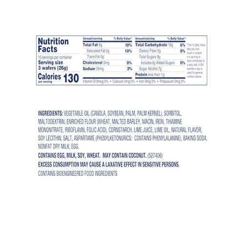 Sugar Free Wafers By Voortman Variety Pack | Key Lime, Orange, Lemon, Strawberry | 4 Pack #TOP6
