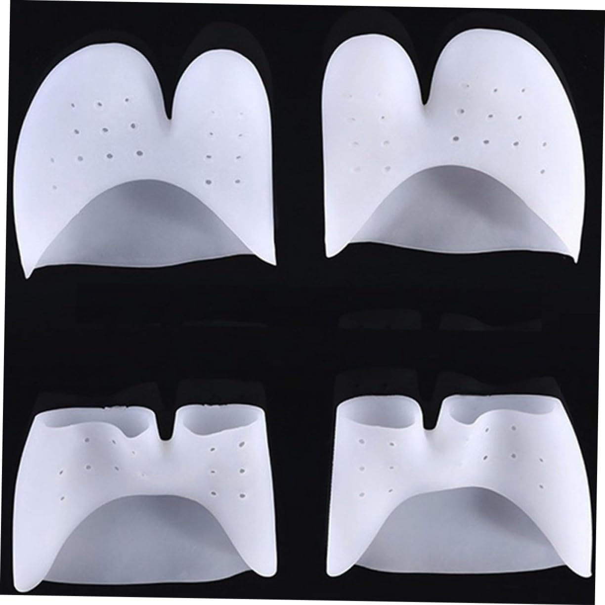 2pairs Toe Separators for Women Foot Corrector Toe Cushions Fit for Shoes