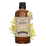 NEU! Auwald Goldrute Tropfen BIO – Hochwertiger Auszug, Extrakt, Essenz & Tinktur – 100% BIO Landwirtschaft, Frei von künstlichen Zusätzen und Farbstoffen, Hergestellt in Österreich – 100ml