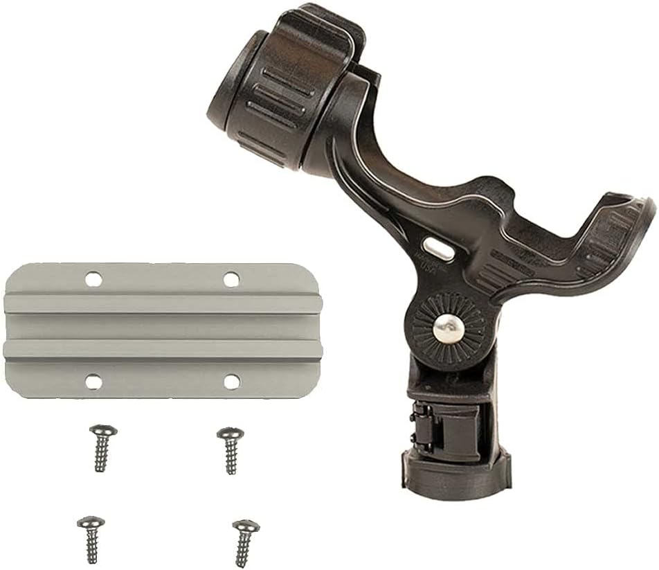 YakAttack Omega Rod Holder with LockNLoad Track Mount (Track Sold Separately) : Everything Else