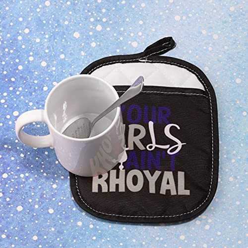 G2Tup Sigma Gamma Rho Sorority Oven Mitts Heat Resistant Your Girls Ain’t Rhoyal Kitchen Decor Sgrho Sorority Gift (Your Girls Ain’t Rhoyal) #TOP2
