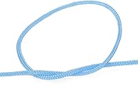 Vista 4 de Cheriswelry 100 yardas/rollo de cuerda trenzada de nailon de 0.031 in, color azul cielo claro, cordón de nudo chino, cuerda de cuentas
