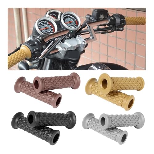 Poignées universelles moto 22mm guidon caoutchouc accessoires