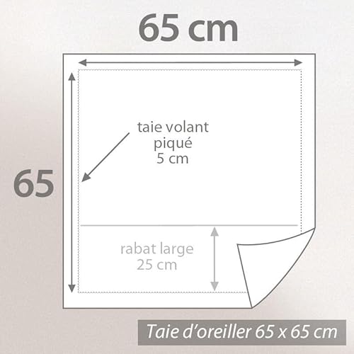 Parure da letto 300 x 240 cm Percalle puro cotone