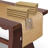 Burlap Table Runners 10 Pack Rustic Farmhouse Wedding Reception Table Runner (10 Pack 30 Yards)