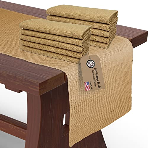 Burlap Table Runners 10 Pack Rustic Farmhouse Wedding Reception Table Runner (10 Pack 30 Yards) #TOP9