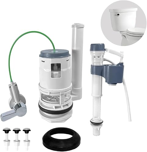 Kit de reparación de aletas de inodoro de doble mango de 3 pulgadas - Apto para Glacier BayTOTOAquasource y la mayoría de las marcas, ahorro de