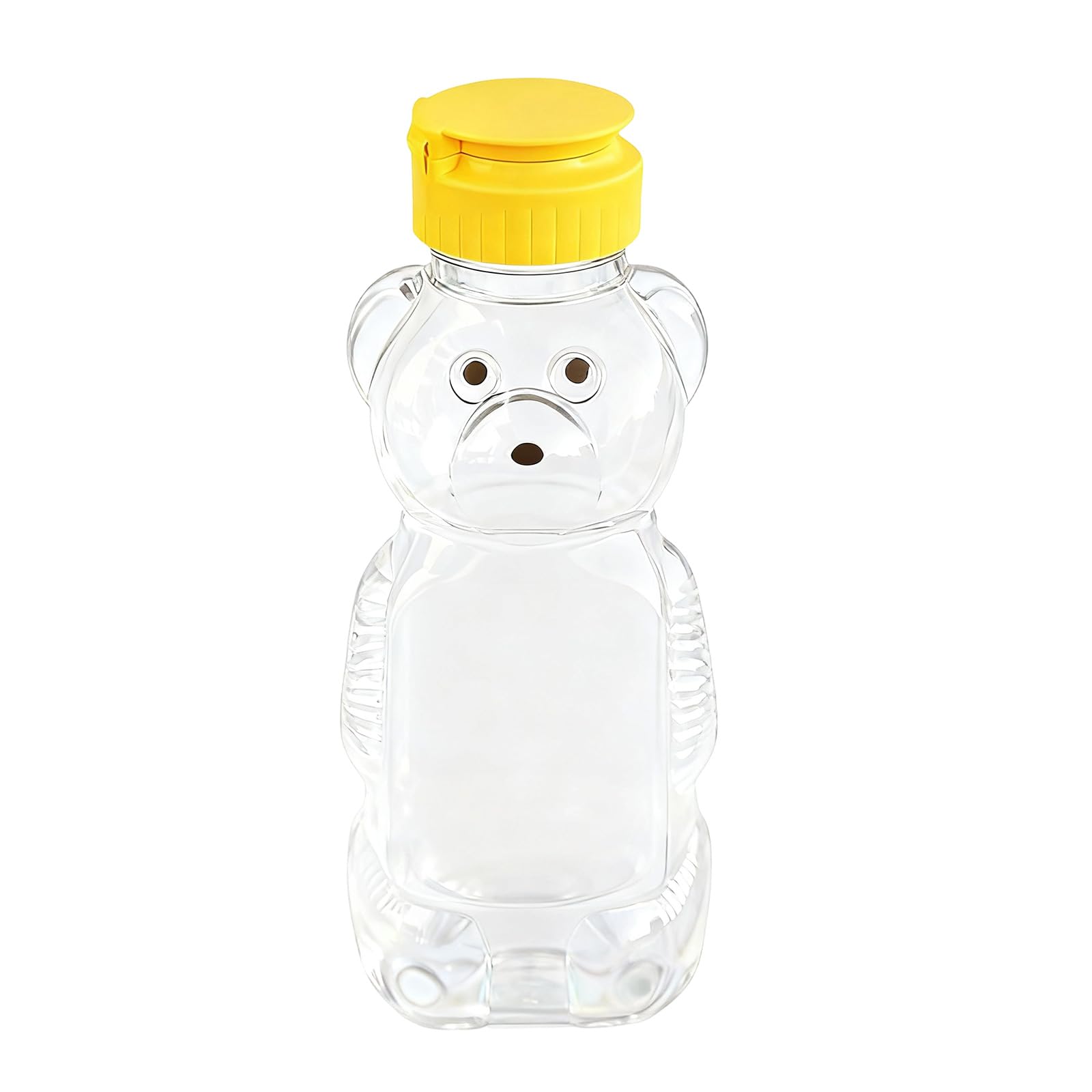 Kangnice Shape Drink Container with Spill Proof Cap Portable for Daily Beverages Bear Shape Storage Jar