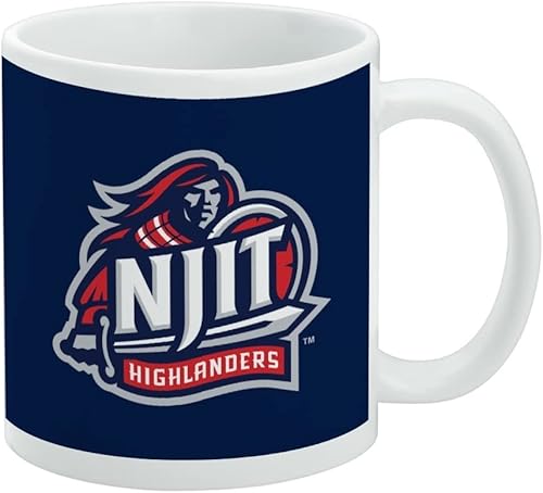 Vista 110 de Taza de cerámica con el logotipo principal de la Universidad de St. John, taza de regalo novedosa para café, té y bebidas calientes, 11oz, blanca