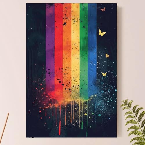Placa Quadro Decorativo MDF - LGBT LGBTQIA Pride (Casual, LGBT_03)