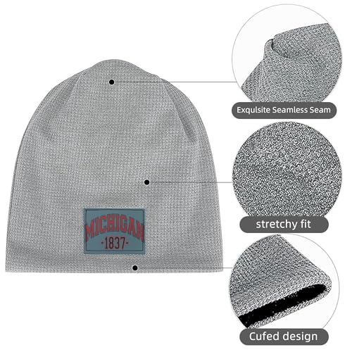 Bonnet en maille gaufrée doux et agréable au toucher doublé - 2