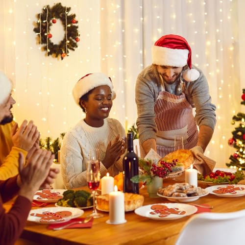 Servilletas de Navidad desechables de papel absorbente para mesa de invitados de Año Nuevo 6