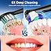 Electric Toothbrush Rotary Rechargeable for Adults Rotating Toothbrush with Soft Brush Heads Deep Clean Electric Toothbrush with 2 Minute Smart Timer IP67 Waterproof (White, 4 Heads)