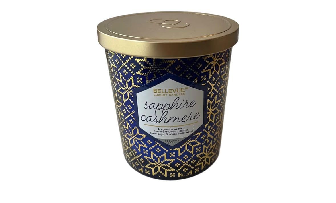 Best Bellevue Candles for 2026: The Spec-First Roundup 2 Bellevue Luxury Candles, 4 Soy Blend Candles 12 oz Each, Removable Labels, Lead- — product photo