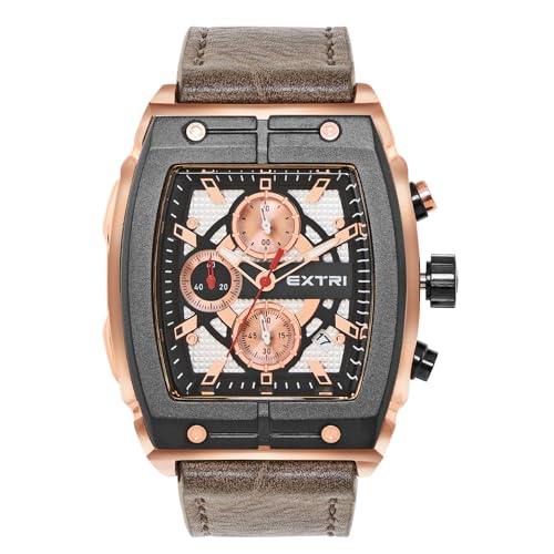 EXTRI Analog Rose Gold Dial Mens Watch-X6061-D (B0D3J5726Z) Amazon Price History, Amazon Price Tracker
