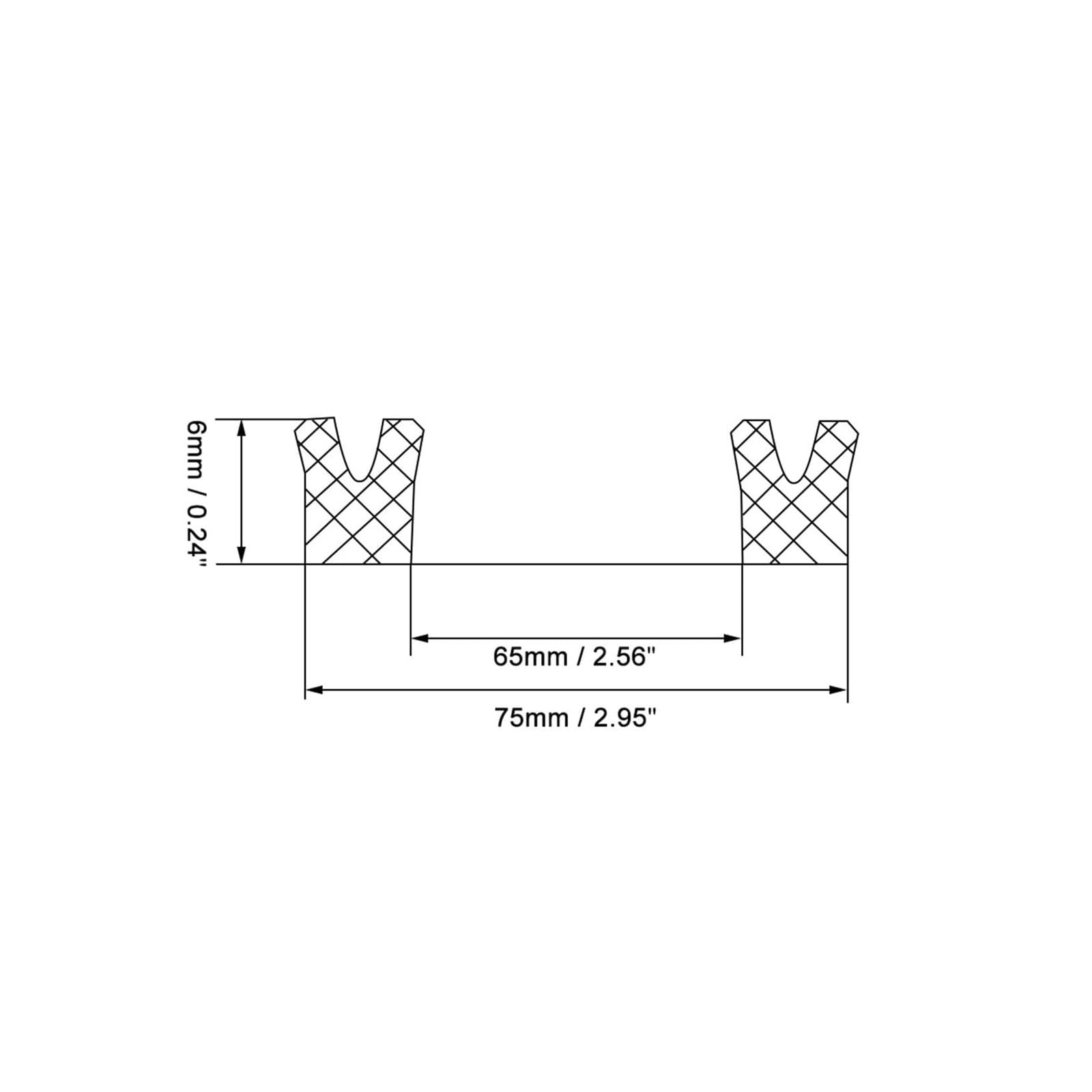 Accesorios de hardware 1 pieza Sello hidráulico Eje de pistón Sellado de aceite USH Juntas tóricas Junta Junta tórica Sello de aceite for entorno hidráulico y alternativo Arandela de sello,Material C