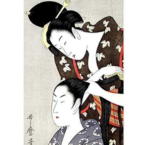 浮世絵 喜多川歌麿 木版画 7枚 まとめて 美人画 錦絵 浮世絵 喜多川歌麿 木版画 7枚 まとめて 美人画 錦絵（美品