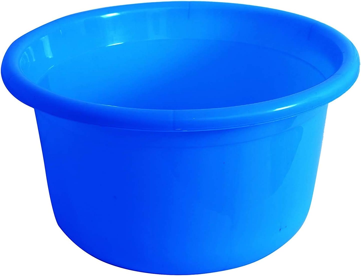 Kuber Industries Unbreakable Plastic Multipurpose Bath Tub/Washing Tub 35 LTR (Blue)-KUBMART11727