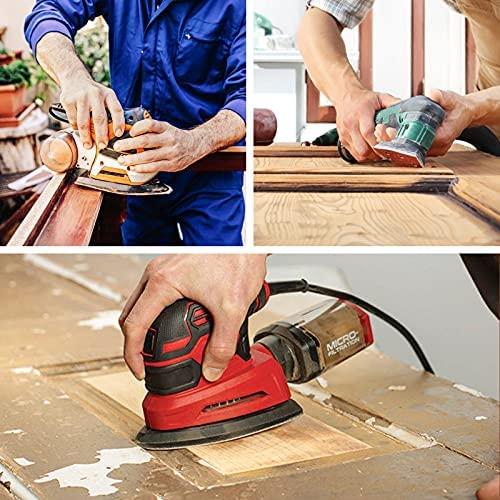 48-Piece Mouse Detail Sander Sandpaper Pad Set – Assorted Grits 60 To 400 For Smooth Finishing 1 thumbnail image