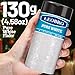 LEOBRO White Glitter, Snow Chunky Glitter for Crafts, Resin Art Crafts, for Body Face Hair Nail, DIY Christmas Decorations, Dreamy White Flakes