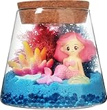 Arthink Gifts for Girls,DIY Terrarium Arts Craft Kits,Night Light Ganden Toys and Deep Sea Landscape for Kids,Features Gifts Stuffer