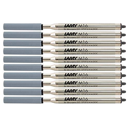 Lamy M16 Mina Di Ricambio Per Penne A Sfera – 4 Ricariche Blu, Scrittura Lunga Durata