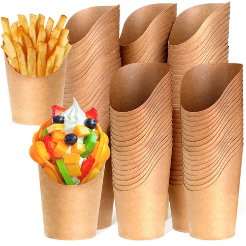 Versatile: i sacchetti per waffle Bubble sono ideali per servire dessert surgelati, yogurt congelato, cereali, waffle, patatine fritte e zuppe calde, yogurt, torte, torte o altri alimenti. Ampiamente usato per feste, feste, matrimoni.