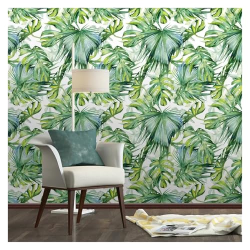 Papier peint palmier préencollé imperméable chambre et salon - 5