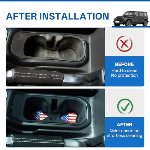 Portavasos para consola central Jeep Wrangler JL 2018-2025 miniatura 2