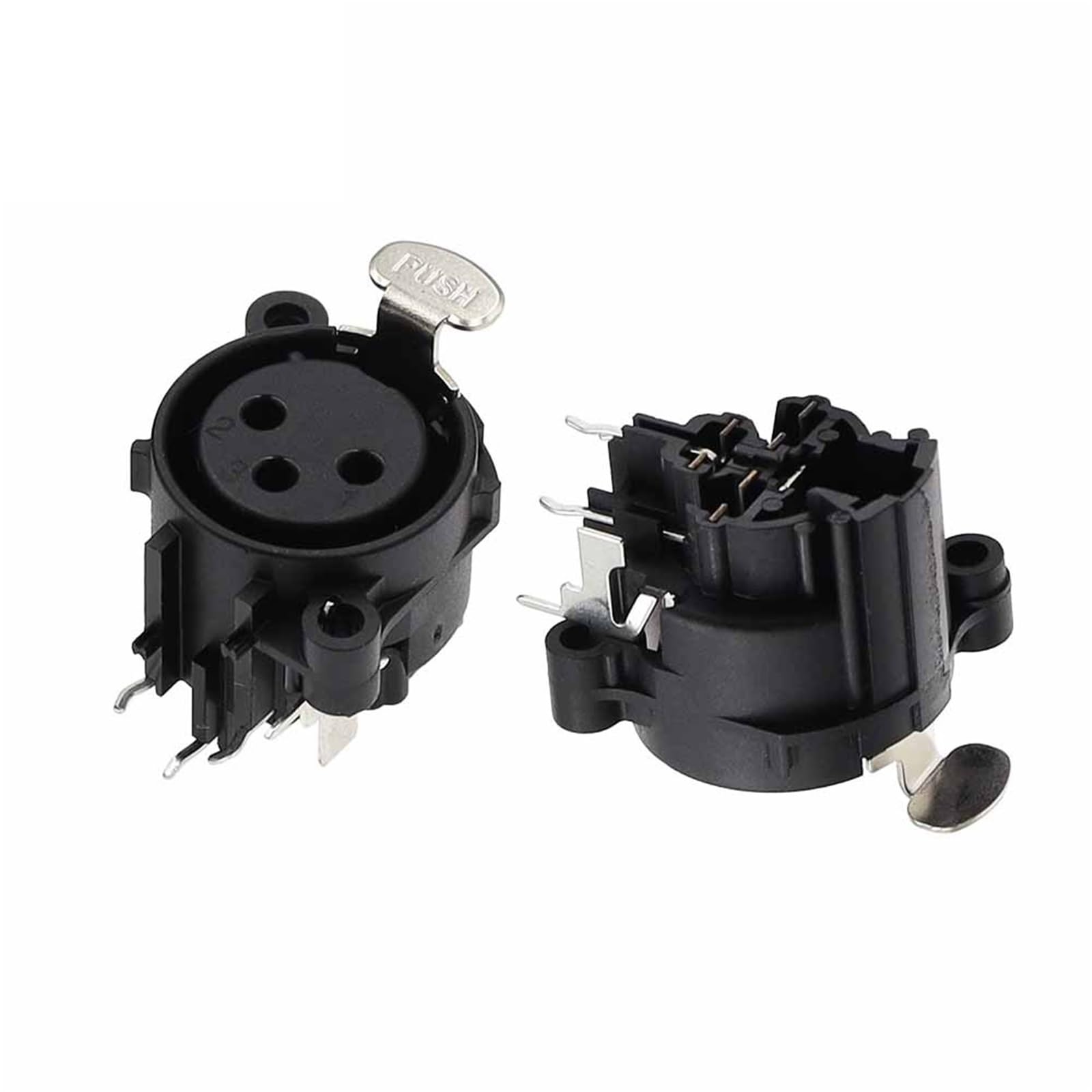 Conector XLR hembra de panel para mesas de mezcla y audio profesional 5