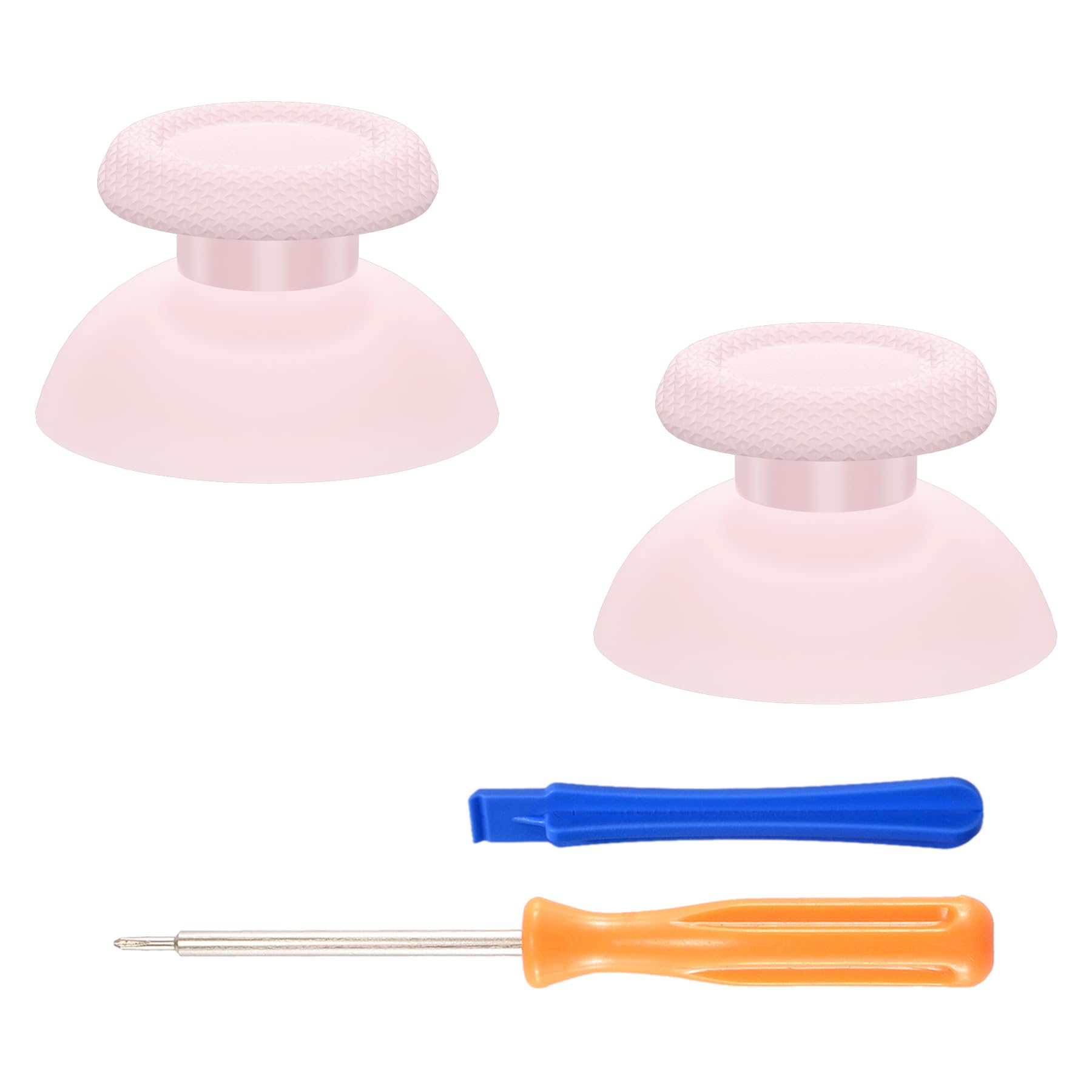 eXtremeRate Cherry Blossoms Pink Replacement Thumbsticks for PS5 Controller, Custom Analog Stick Joystick Compatible with PS5, for PS4 All Model Controller - Controller NOT Included