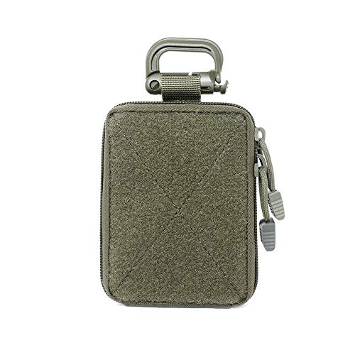 Sobeta Tactical Molle EDC Pouch Range Bag Medizinischer Organizer-Beutel Military Small Wallet Herren-Taillentasche für Sport Wandern Camping Outdoor-Aktivitäten (Green)