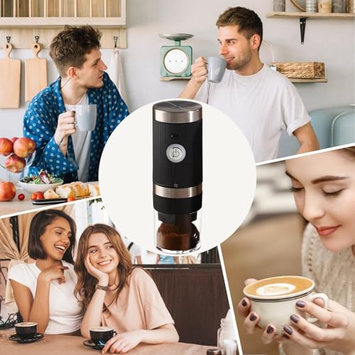 Moulin à café électrique conique rechargeable USB pour expresso