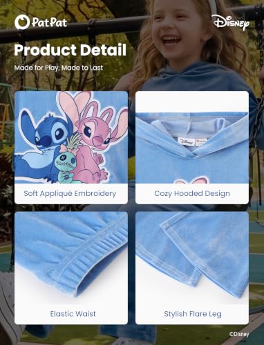 Image of Disney Marvel Outfits for Girls Long Sleeve Hoodie Pants Sets Fall Winter