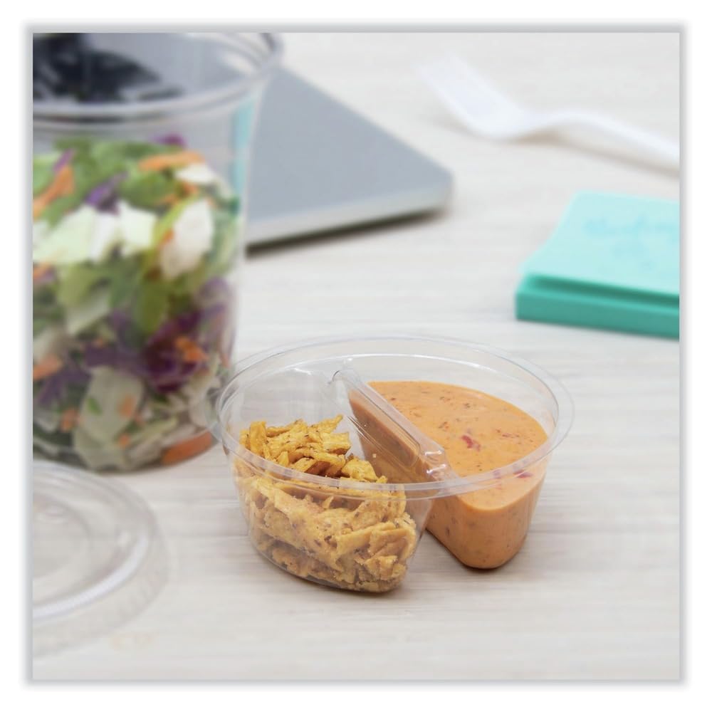 Dart PF35C2 Two Compartment 1.5 oz + 1.5 oz Cup Insert (Case of 1000)