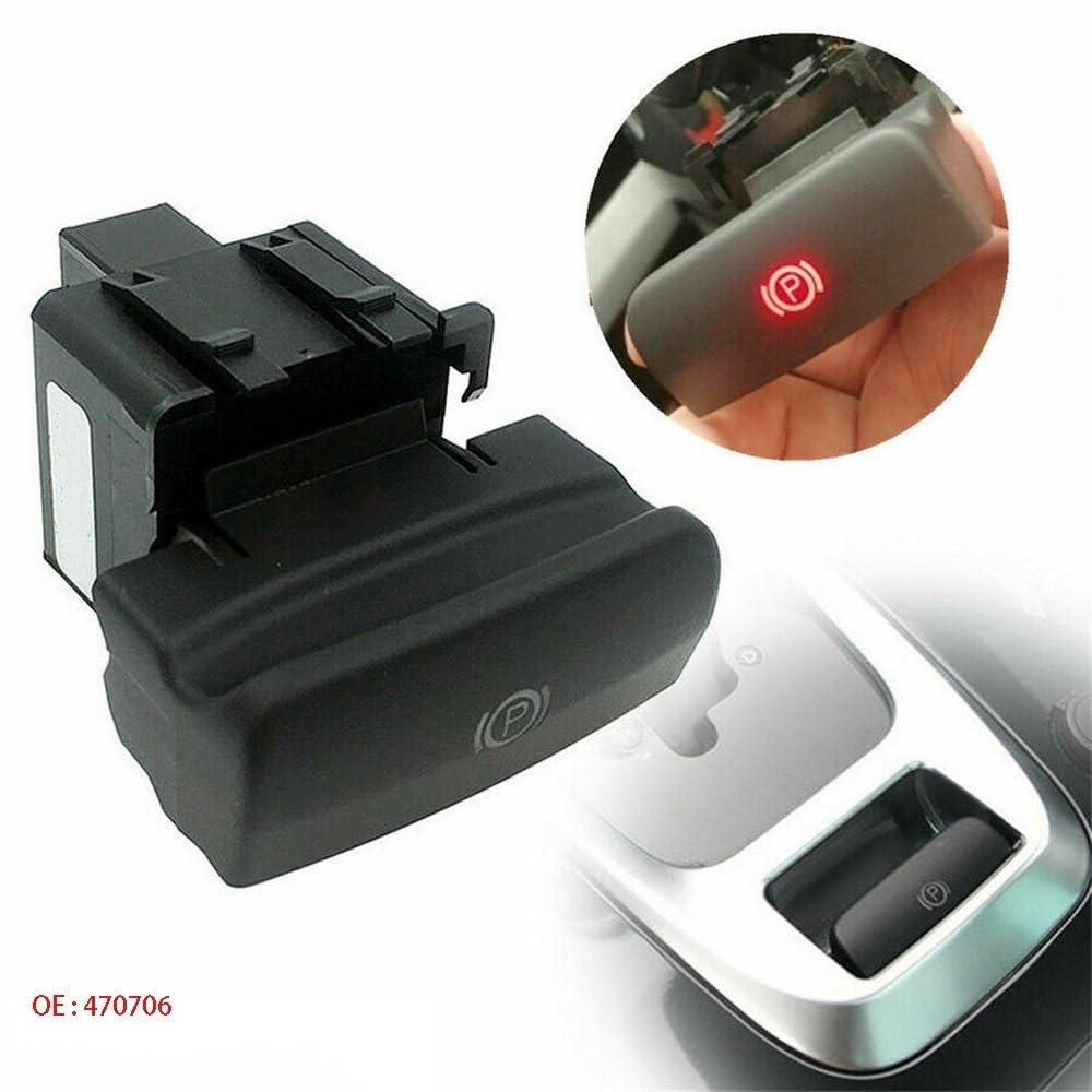 Bouton Frein Voiture Compatible avec Peugeot pour 5008 308 3008 pour CC SW DS5 DS6 607 Interrupteur De Frein À Main Électronique Interrupteur De Frein À Main Pièces Automobiles 470706