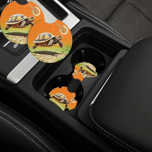 Portavasos para carro 2 piezas goma negra universal miniatura 1