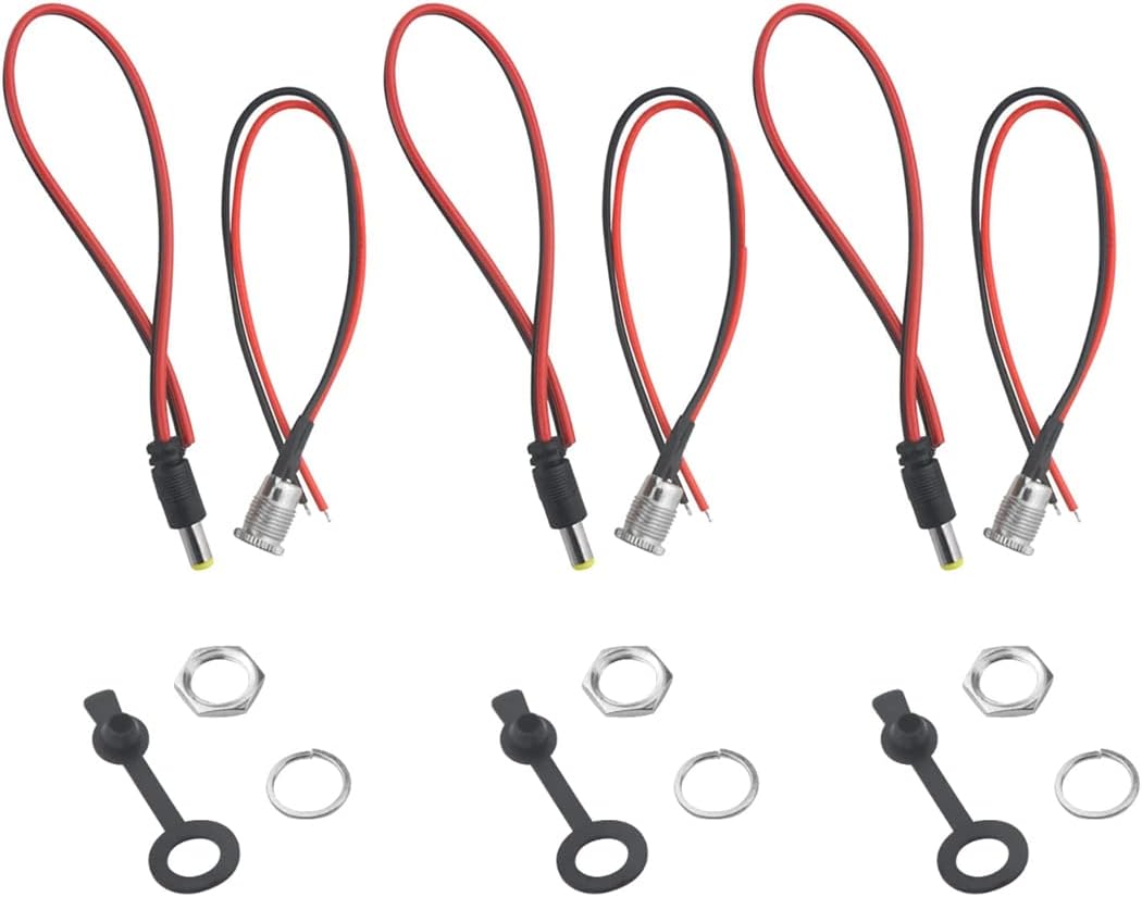 10Pcs Cavi Pigtail DC 5.5x2.5mm - Connettori 12V 5A Per Telecamere, LED, Alimentazione - Foto 6