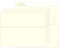 Vista 15 de 100 Paquetes de sobres de papel kraft de 4 x 6 pulgadas para tarjetas de invitación, sobres pequeños A6 autosellantes para bodas, fiestas