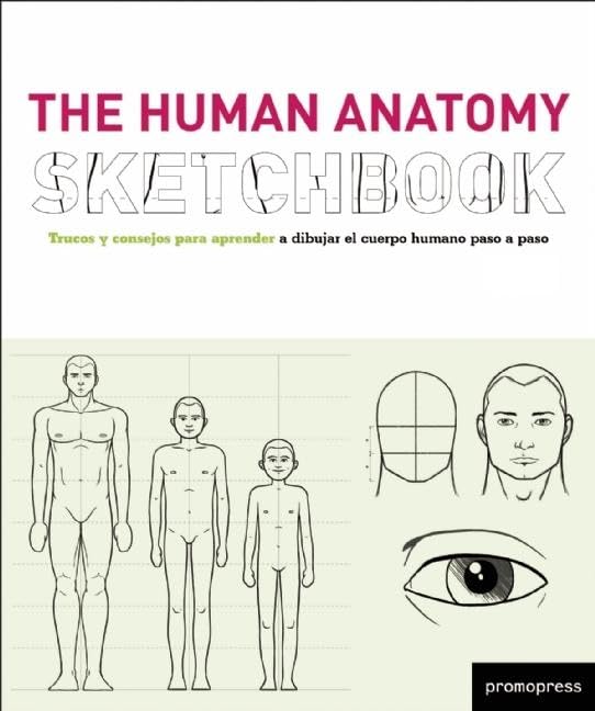 Carnet d'anatomie humaine pour réussir ses dessins de proportions sans ratures