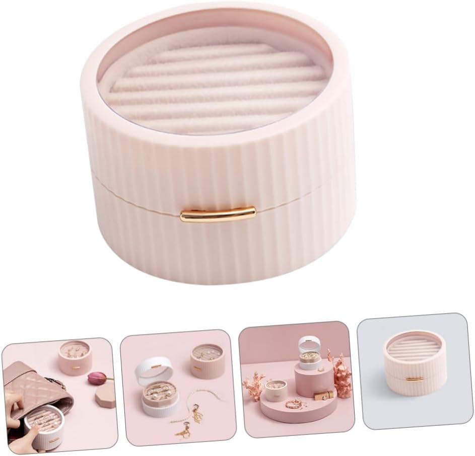 GALPADA Creative Jewelry Box for Earrings Portable Pink Hips Xmas Gift image 3