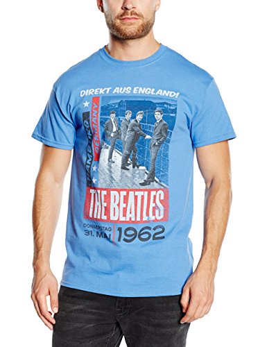 APPLY The Beatles BEATHOOD12MO01 T-shirt pour homme Orange - Les Beatles, Paul McCartney, John Lennon, RIngo Starr, George Harrison APPLY The Beatles BEATHOOD12MO01 T-shirt pour homme Orange