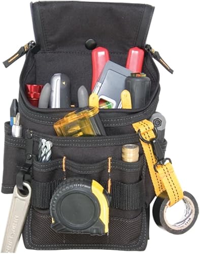 Miniatura 1 de CLC Custom Leathercraft 1524 Ziptop Utility Pouch, Mediana, Negro, 11 Bolsillos