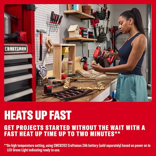 CRAFTSMAN V20 Full Size Cordless Glue Gun