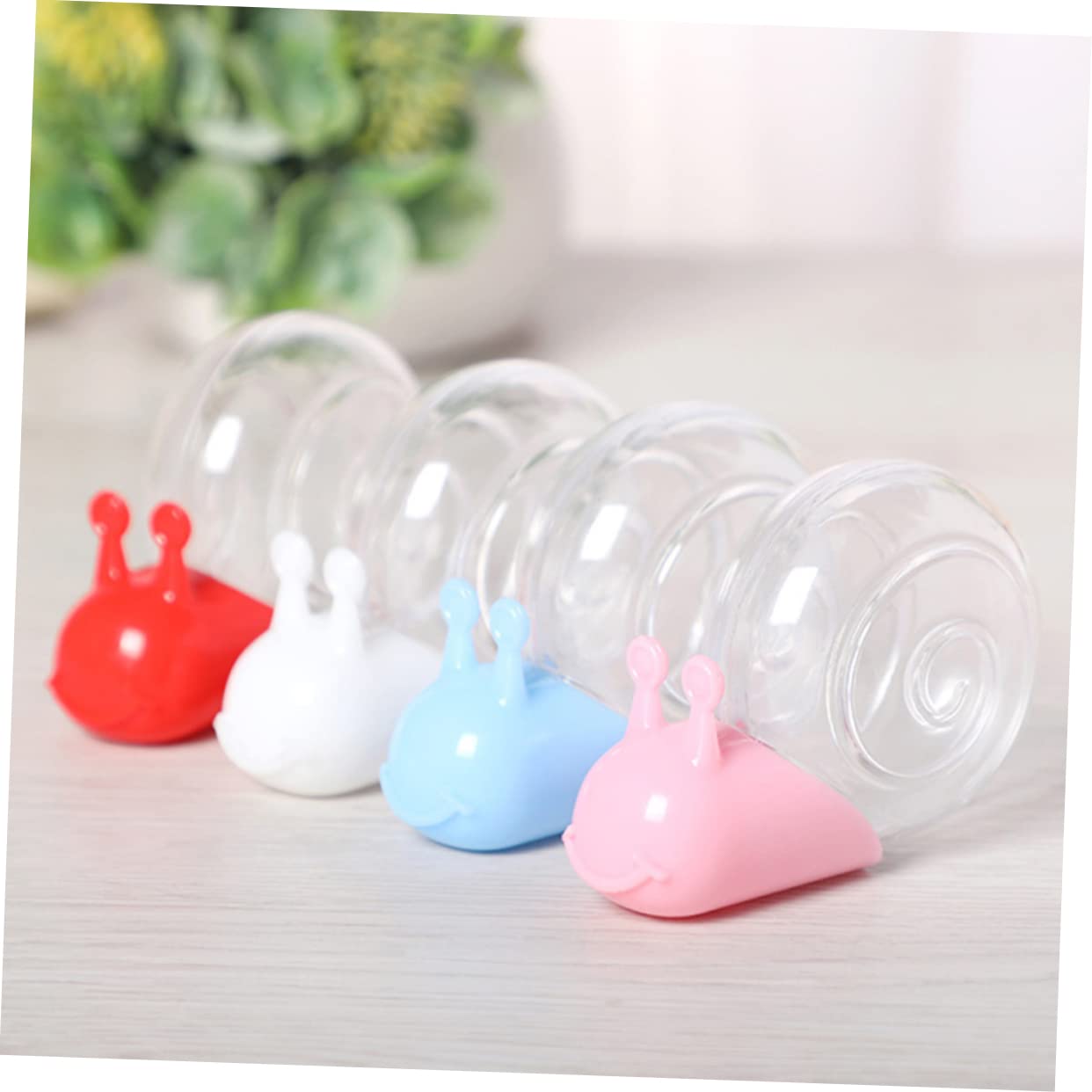 Beavorty 12pcs Adorable Snail Candy Storage Boxes Creative Wrapping Case for Treats for Parties Colors Fun and Practical Candy Containers