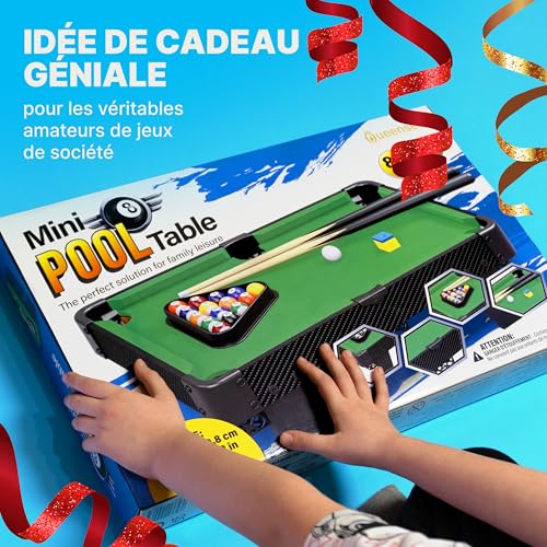 Mini table de billard 50 cm, le cadeau idéal pour le pool - 4