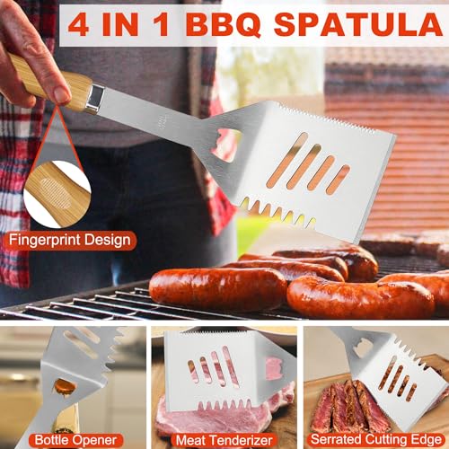 Barbecue accessoire en acier inoxydable kit 30pcs noble family