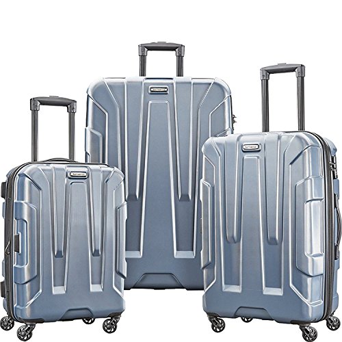 Samsonite Centric Hardside Expandable Luggage with Spinner Wheels, Blue Slate, 3-Piece Set (20/24/28)