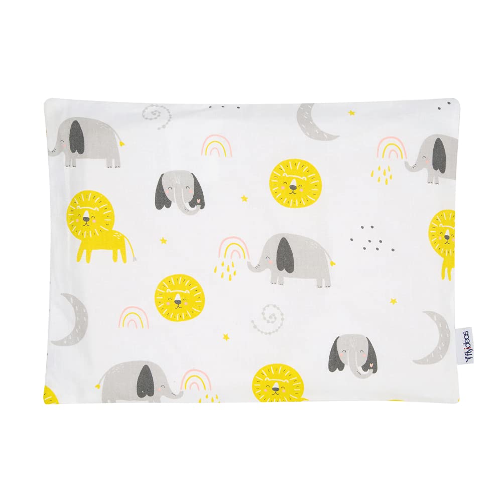 FlyIdeas Set Completo Lenzuola per Next to Me 50x83 cm – 100% Cotone – Lenzuola Next to Me Compatibili, Morbide e Traspiranti - Baby Animals